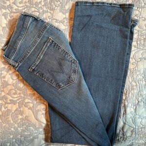 MOTHER Women's Classic Blue Ankle Jeans